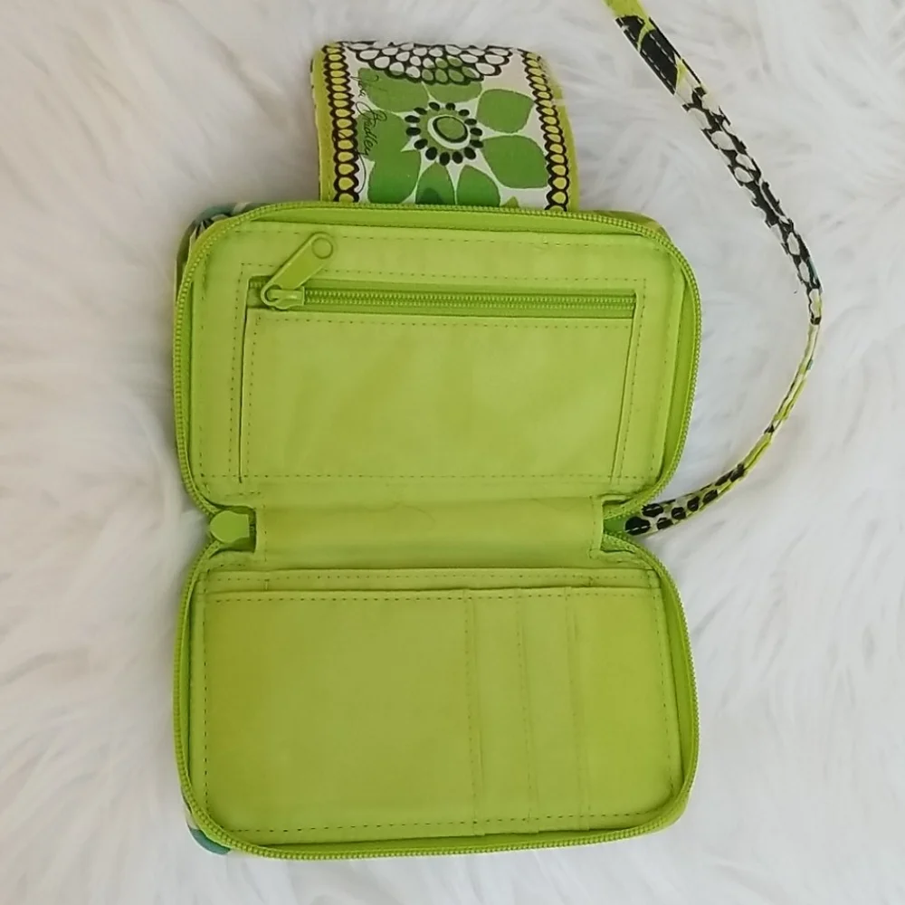 Vera Bradley Lime is up Up Wristlet